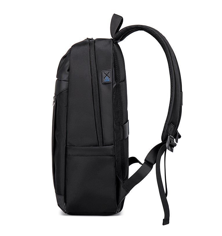 Golden Wolf GB00731 Water-Resistant Laptop Backpack 14.1 Inch - Gray - Image 3